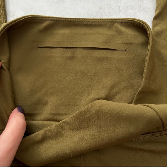 Girlfriend Collective High Waisted Leggings Olive Color Small - Picture 3 of 7